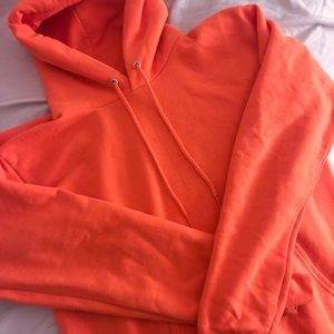 Orange hoodie